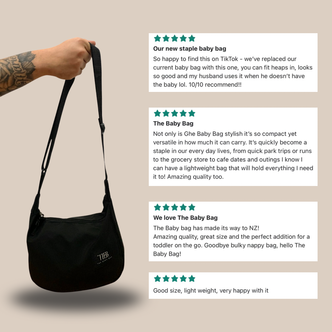 A Nappy Bag You'll Actually Want To Wear.