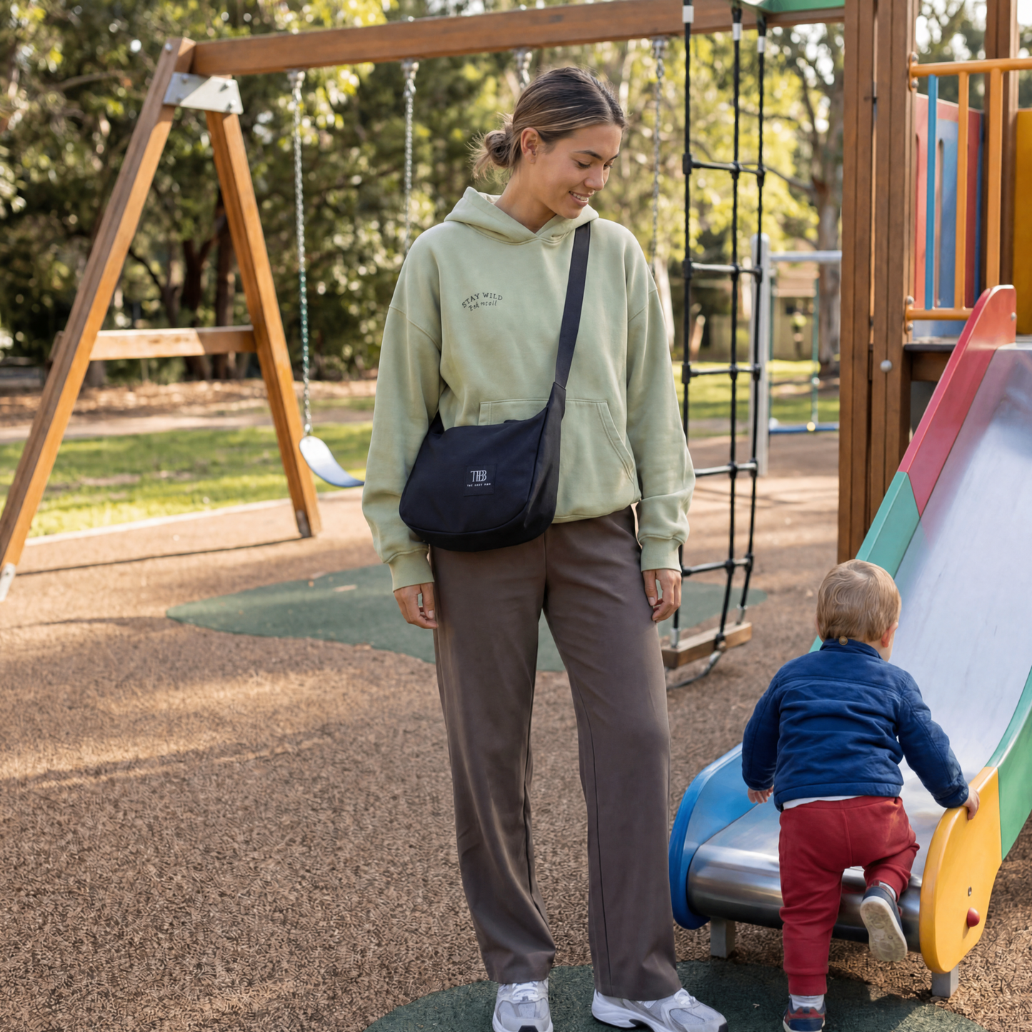A Nappy Bag You'll Actually Want To Wear.